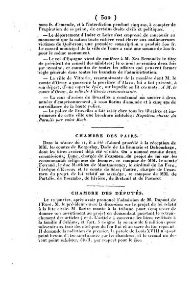 L'ami de la religion et du roi journal ecclesiastique, politique et litteraire