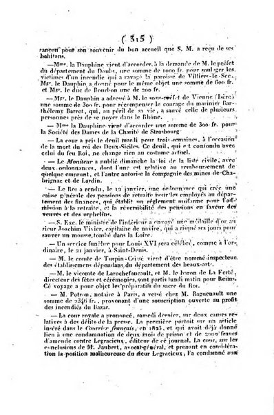 L'ami de la religion et du roi journal ecclesiastique, politique et litteraire