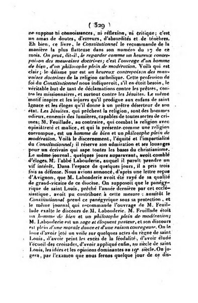 L'ami de la religion et du roi journal ecclesiastique, politique et litteraire