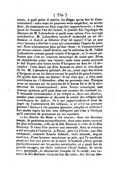 L'ami de la religion et du roi journal ecclesiastique, politique et litteraire