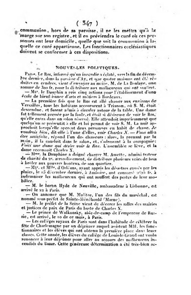 L'ami de la religion et du roi journal ecclesiastique, politique et litteraire