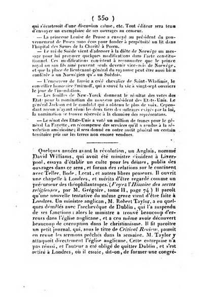 L'ami de la religion et du roi journal ecclesiastique, politique et litteraire