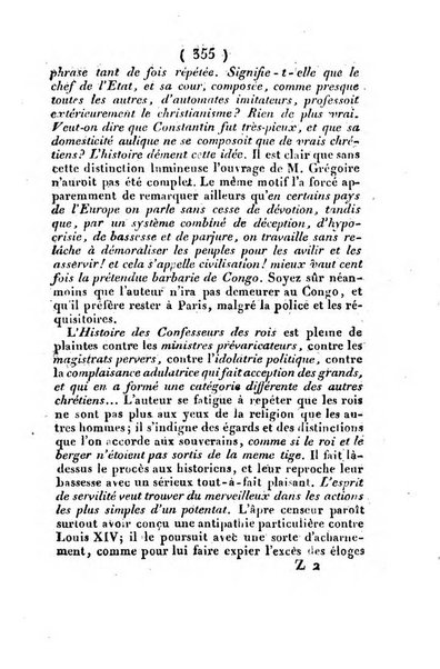 L'ami de la religion et du roi journal ecclesiastique, politique et litteraire