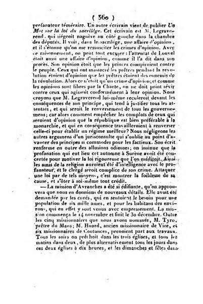 L'ami de la religion et du roi journal ecclesiastique, politique et litteraire