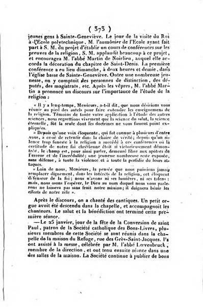 L'ami de la religion et du roi journal ecclesiastique, politique et litteraire