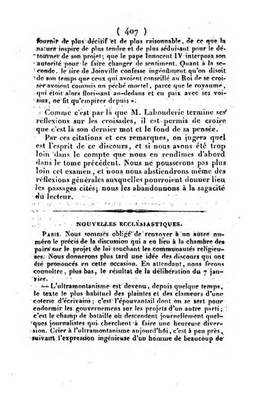 L'ami de la religion et du roi journal ecclesiastique, politique et litteraire