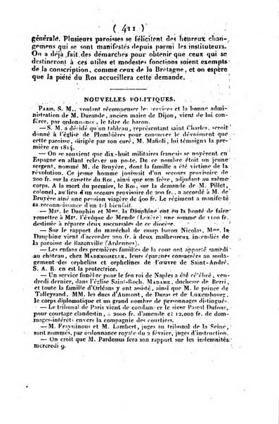 L'ami de la religion et du roi journal ecclesiastique, politique et litteraire