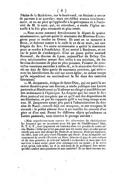 L'ami de la religion et du roi journal ecclesiastique, politique et litteraire