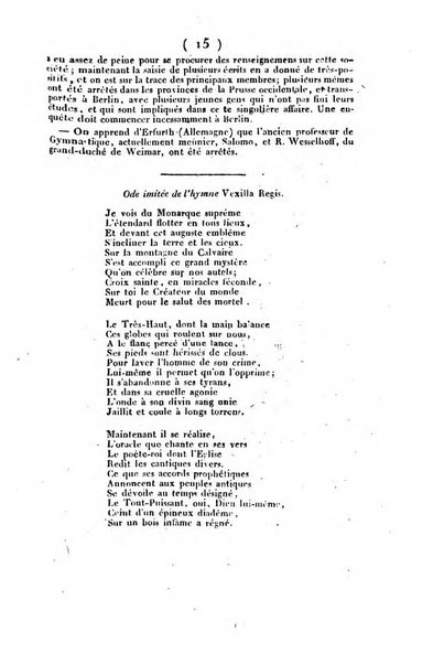 L'ami de la religion et du roi journal ecclesiastique, politique et litteraire