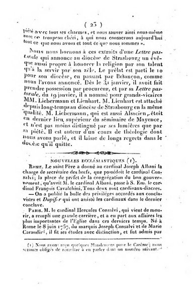 L'ami de la religion et du roi journal ecclesiastique, politique et litteraire