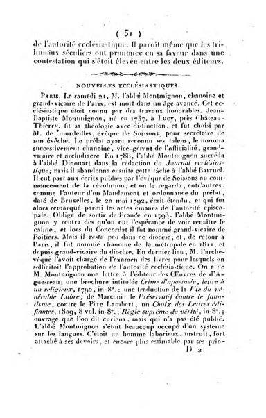 L'ami de la religion et du roi journal ecclesiastique, politique et litteraire