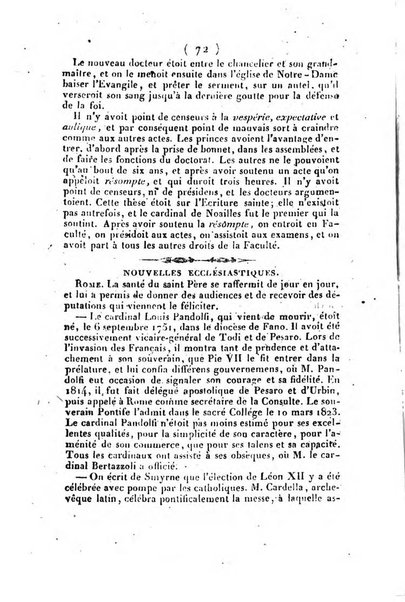 L'ami de la religion et du roi journal ecclesiastique, politique et litteraire