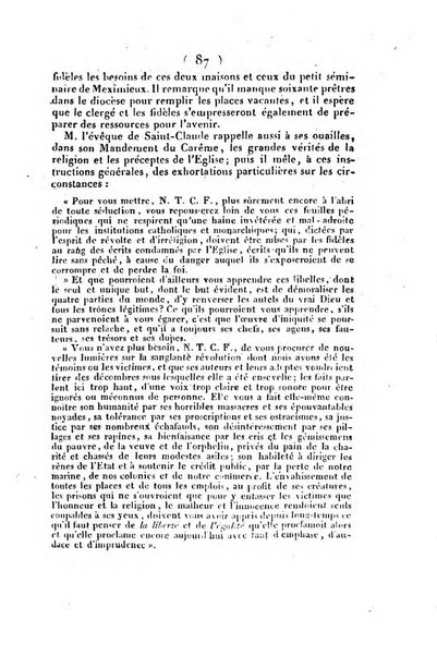 L'ami de la religion et du roi journal ecclesiastique, politique et litteraire