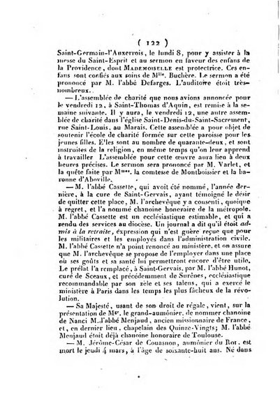 L'ami de la religion et du roi journal ecclesiastique, politique et litteraire