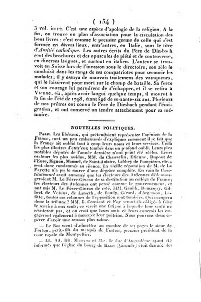 L'ami de la religion et du roi journal ecclesiastique, politique et litteraire