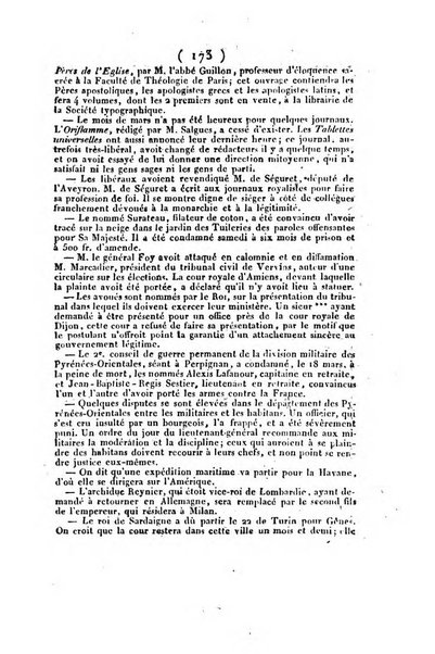 L'ami de la religion et du roi journal ecclesiastique, politique et litteraire