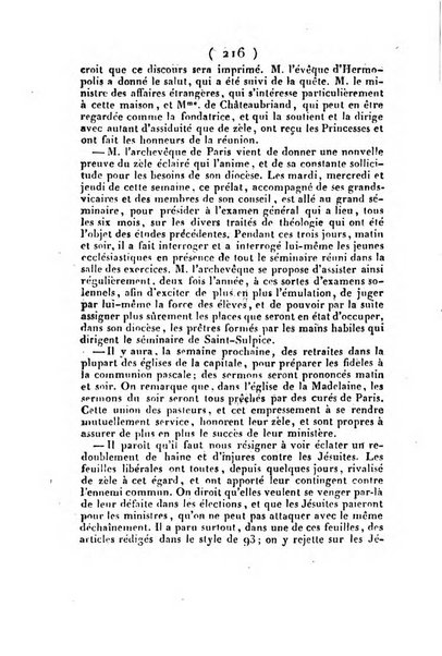 L'ami de la religion et du roi journal ecclesiastique, politique et litteraire