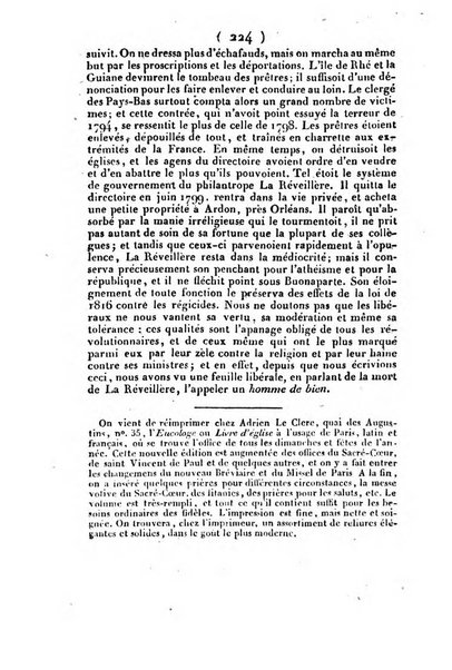 L'ami de la religion et du roi journal ecclesiastique, politique et litteraire