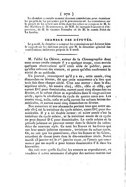 L'ami de la religion et du roi journal ecclesiastique, politique et litteraire