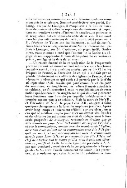 L'ami de la religion et du roi journal ecclesiastique, politique et litteraire