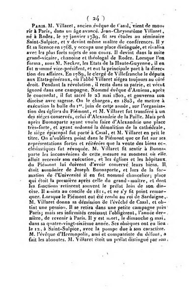 L'ami de la religion et du roi journal ecclesiastique, politique et litteraire