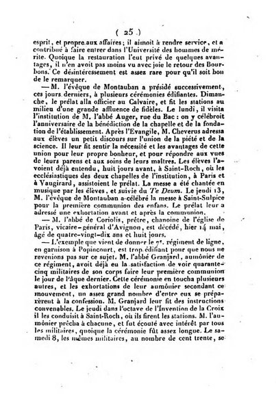 L'ami de la religion et du roi journal ecclesiastique, politique et litteraire