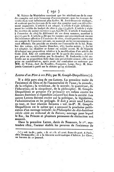 L'ami de la religion et du roi journal ecclesiastique, politique et litteraire