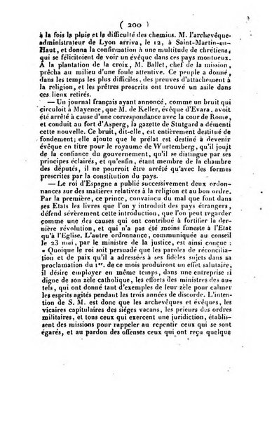 L'ami de la religion et du roi journal ecclesiastique, politique et litteraire