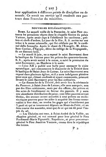 L'ami de la religion et du roi journal ecclesiastique, politique et litteraire