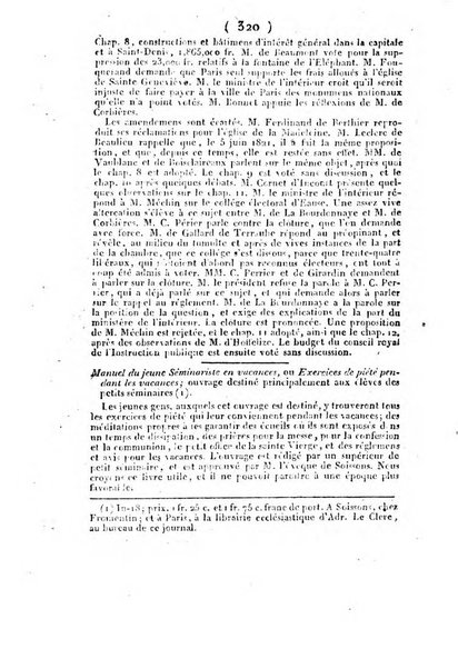 L'ami de la religion et du roi journal ecclesiastique, politique et litteraire