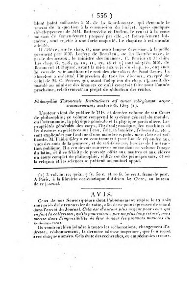 L'ami de la religion et du roi journal ecclesiastique, politique et litteraire