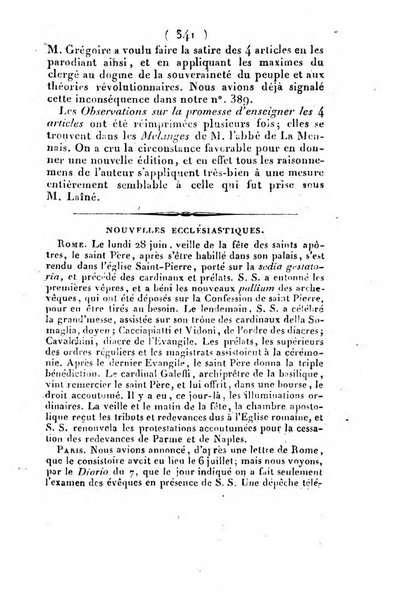 L'ami de la religion et du roi journal ecclesiastique, politique et litteraire