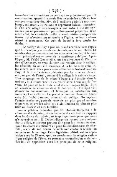 L'ami de la religion et du roi journal ecclesiastique, politique et litteraire