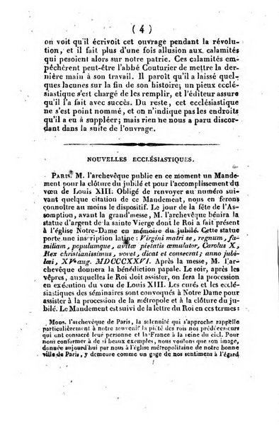 L'ami de la religion et du roi journal ecclesiastique, politique et litteraire