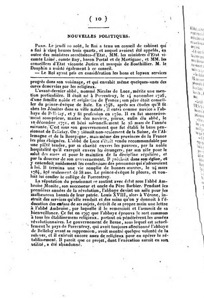 L'ami de la religion et du roi journal ecclesiastique, politique et litteraire