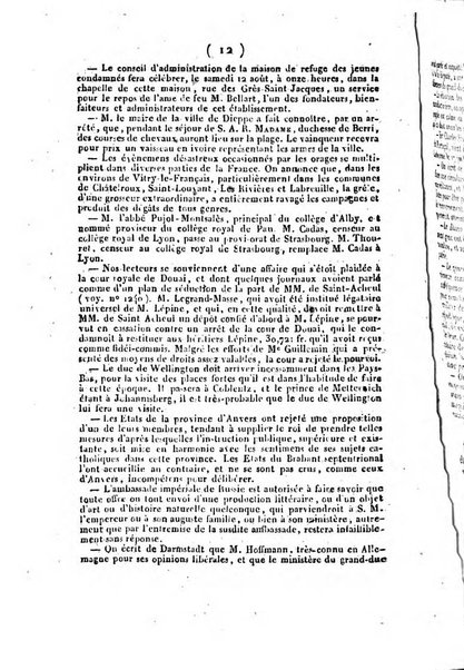 L'ami de la religion et du roi journal ecclesiastique, politique et litteraire