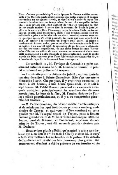 L'ami de la religion et du roi journal ecclesiastique, politique et litteraire