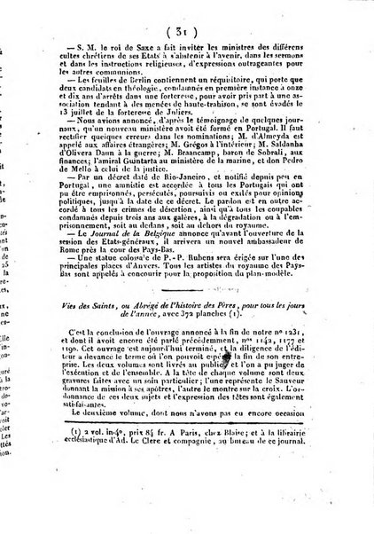 L'ami de la religion et du roi journal ecclesiastique, politique et litteraire