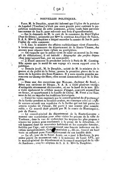 L'ami de la religion et du roi journal ecclesiastique, politique et litteraire