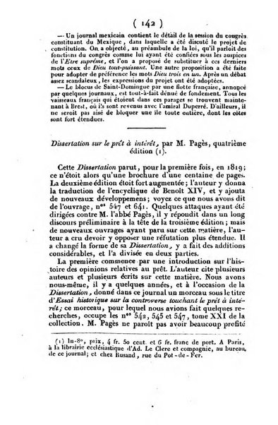 L'ami de la religion et du roi journal ecclesiastique, politique et litteraire