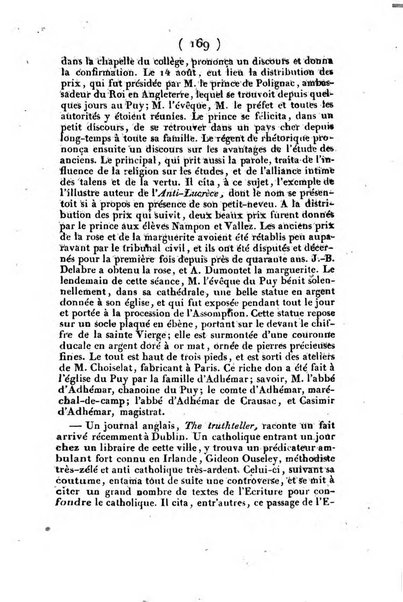 L'ami de la religion et du roi journal ecclesiastique, politique et litteraire