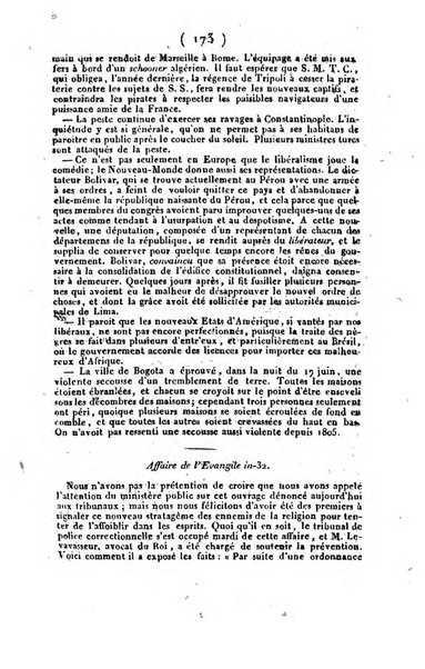 L'ami de la religion et du roi journal ecclesiastique, politique et litteraire