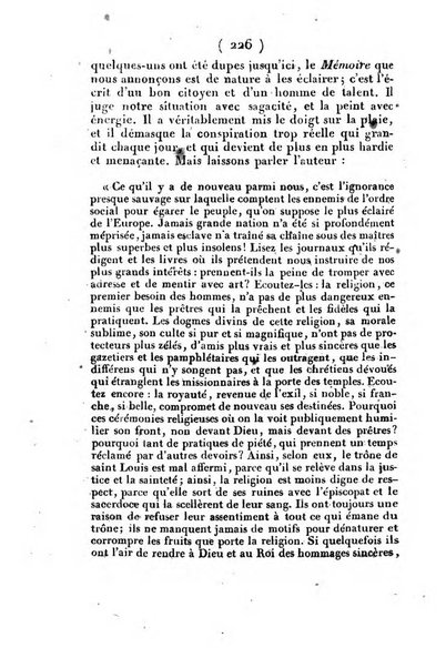 L'ami de la religion et du roi journal ecclesiastique, politique et litteraire