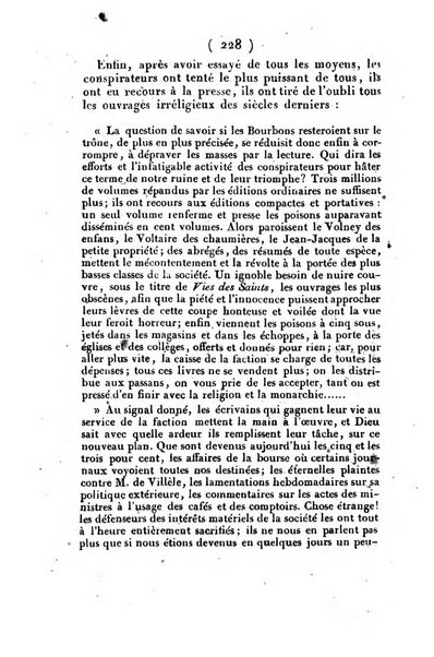 L'ami de la religion et du roi journal ecclesiastique, politique et litteraire