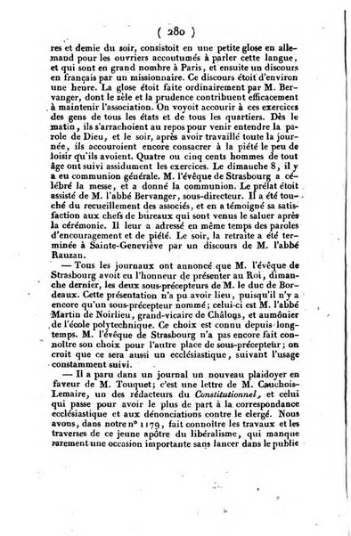 L'ami de la religion et du roi journal ecclesiastique, politique et litteraire