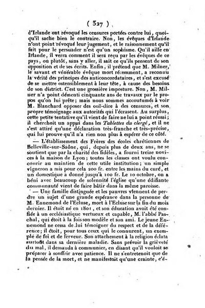 L'ami de la religion et du roi journal ecclesiastique, politique et litteraire