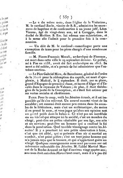 L'ami de la religion et du roi journal ecclesiastique, politique et litteraire