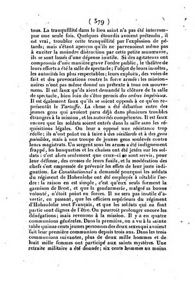 L'ami de la religion et du roi journal ecclesiastique, politique et litteraire