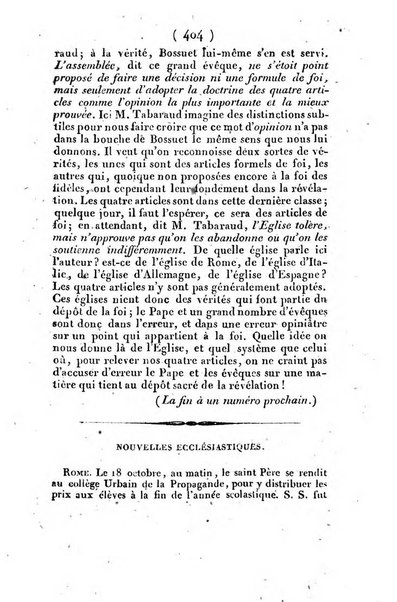 L'ami de la religion et du roi journal ecclesiastique, politique et litteraire