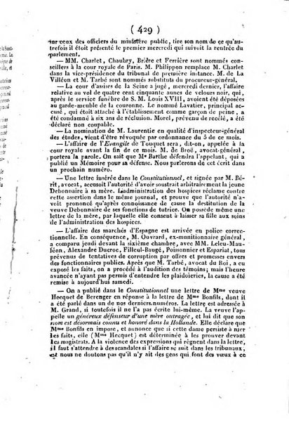 L'ami de la religion et du roi journal ecclesiastique, politique et litteraire